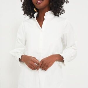 Tuckernuck White Teagan Popover Top - small - sold out $168